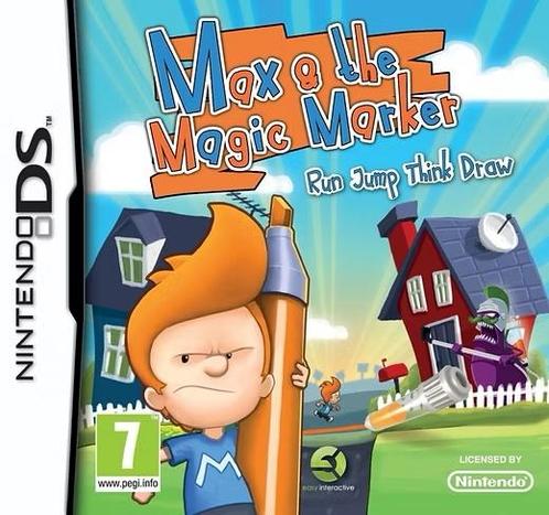 Nintendo DS Max & the magic marker, Spelcomputers en Games, Games | Nintendo DS, Zo goed als nieuw, Avontuur en Actie, 1 speler