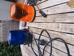 Te koop een 220volt blauw zwaailicht, Huis en Inrichting, Lampen | Tafellampen, Ophalen of Verzenden, Zo goed als nieuw, Minder dan 50 cm