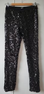 Zwarte Pailletten legging in maat 34/36, Zwart, Ophalen of Verzenden, Zo goed als nieuw, Co' Couture Reiss