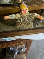 Antiek Mini poppenkast popje, Verzamelen, Poppen, Ophalen of Verzenden, Gebruikt, Pop