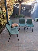 Gratis afhalen, 4 groene eetkamerstoelen van Kwantum, Ophalen, Gebruikt, Overige kleuren, Vier