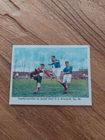 1932 voetbal plaatje CJ Groothoff Feyenoord beschikbaar voor biedingen
