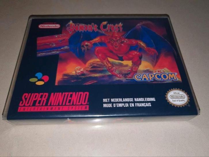 Demon's Crest SNES Game Case, Spelcomputers en Games, Games | Nintendo Super NES, Zo goed als nieuw, Avontuur en Actie, 1 speler