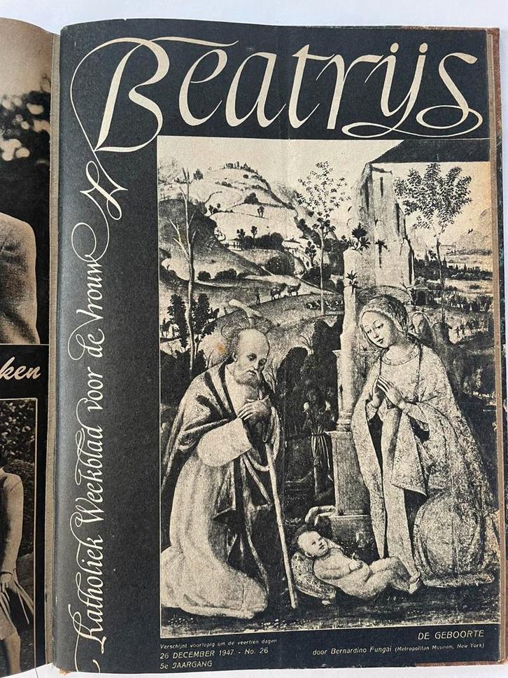 Beatrijs - 2 jaargangen, ingebonden (mei 1946 t/m dec. 1947), Verzamelen, Tijdschriften, Kranten en Knipsels, Tijdschrift, 1940 tot 1960