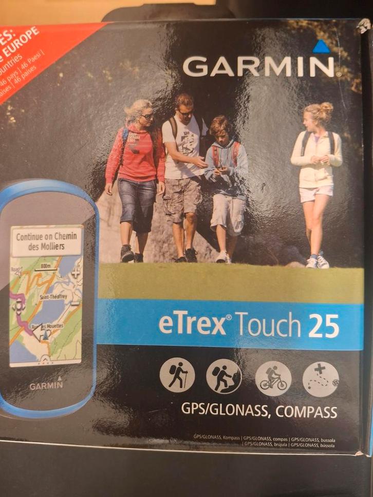 Garmin eTrex Touch 25 - Navigatie en geocache systeem, Motoren, Accessoires | Navigatiesystemen, Zo goed als nieuw, Ophalen of Verzenden