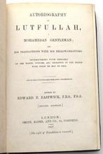 Autobiography of Lutfullah A Mohamedan Gentleman 1857 India, Ophalen of Verzenden