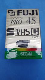Fuji super vhs pro 45 s vhs-c tape nieuw in verpakking, Verzenden, VHS-C of SVHS-C, (Video)band
