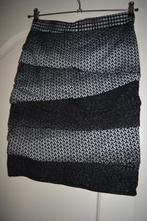 Mascha, leuke rok, geplooid, maat M, Kleding | Dames, Maat 38/40 (M), Zwart, Ophalen of Verzenden, Boven de knie