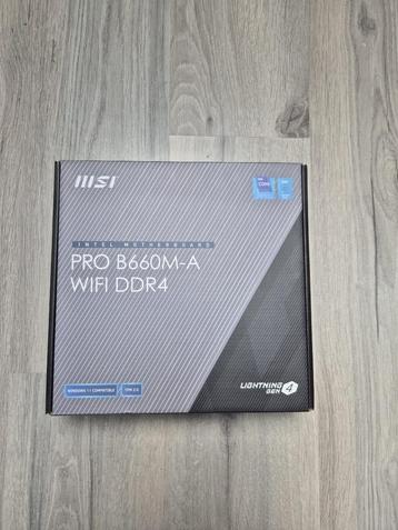 MSI Pro B660M-A WiFi DDR4  beschikbaar voor biedingen