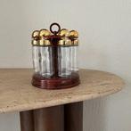 Retro kruiden carroussel met 6 potjes, Huis en Inrichting, Keuken | Keukenbenodigdheden, Ophalen of Verzenden, Zo goed als nieuw