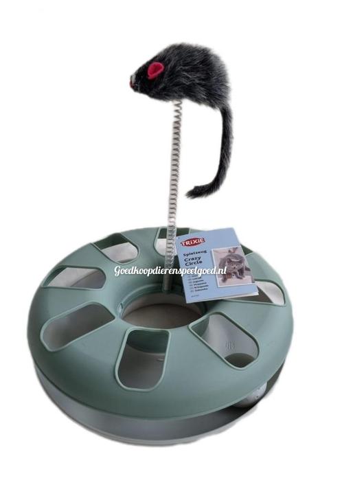 Kattenspeelgoed    " Speel rotonde met speelmuis  "  NIEUW!, Dieren en Toebehoren, Kattenspeelgoed, Nieuw, Speeltunnel, Ophalen of Verzenden