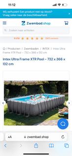 Intex opzetzwembad, 300 cm of meer, 400 cm of meer, Opzetzwembad, Zo goed als nieuw