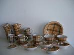 Vic's servies met Burberry geblokt, Ophalen of Verzenden, Zo goed als nieuw, Overige stijlen, Schaal of Schalen