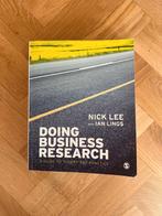 Doing Business Research, Boeken, Nick Lee, Ophalen of Verzenden, Management, Zo goed als nieuw