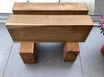 Tafeltje, Huis en Inrichting, Tafels | Bijzettafels, Minder dan 55 cm, Gebruikt, Rechthoekig, Hout