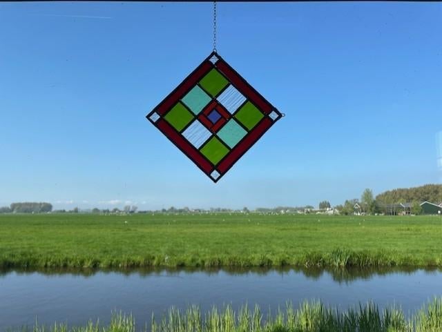 Glas in Lood raamhanger, Huis en Inrichting, Woonaccessoires | Overige, Ophalen, Nieuw