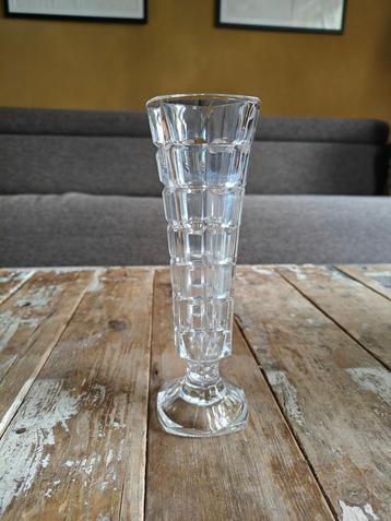 Kristallen vaas op voet – Cristal d’Arques – vintage beschikbaar voor biedingen