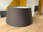 Stoffen Lampenkap - Mooie sfeerverlichting, Huis en Inrichting, Lampen | Lampenkappen, Ophalen, Bruin, Rond, Zo goed als nieuw