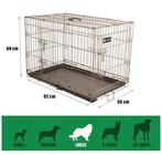 Bench hond Flamingo Ebo  L  taupe 92 x 56 x 64 cm, Dieren en Toebehoren, Hondenbenches, Ophalen, Zo goed als nieuw