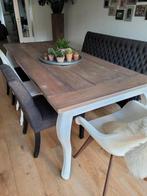 Leuke tafel!, Huis en Inrichting, Tafels | Eettafels, Gebruikt, Rechthoekig, Ophalen of Verzenden