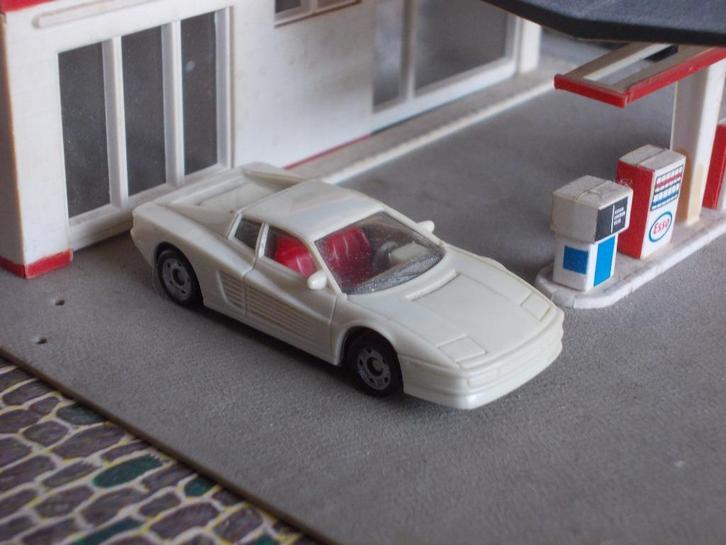 Ferrari Testa Rossa - Monogram gebroken wit, Hobby en Vrije tijd, Modelauto's | 1:87, Zo goed als nieuw, Auto, Herpa, Ophalen of Verzenden