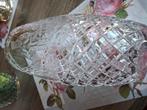 Mooie gegraveerde kristallen vaas., Huis en Inrichting, Woonaccessoires | Vazen, Ophalen, Overige kleuren, Minder dan 50 cm, Glas