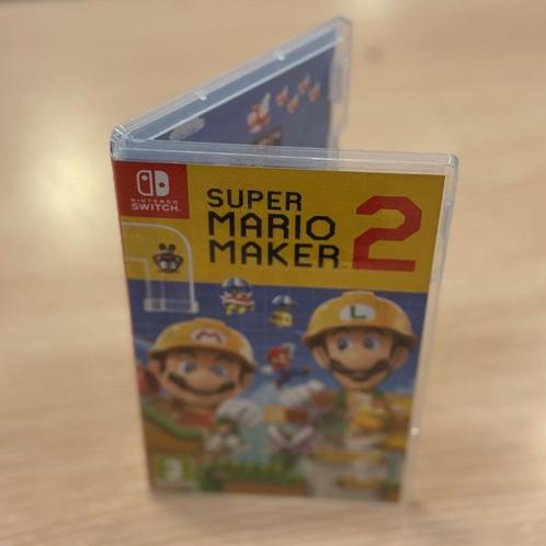 Super Mario Maker 2 Nintendo Switch game, Spelcomputers en Games, Spelcomputers | Nintendo Switch, Zo goed als nieuw