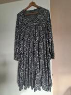 Zwart/grijze jurk, Made in Italy, Zwart, Maat 46/48 (XL) of groter, Ophalen of Verzenden