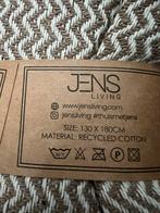 Nieuw plaid  Jens maat 130x180 kleur beige, Huis en Inrichting, Woonaccessoires | Plaids en Woondekens, Ophalen of Verzenden, Zo goed als nieuw