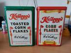 2 Kellogg's bewaarblikken, Verzamelen, Blikken, Ophalen of Verzenden, Gebruikt, Overige, Overige merken