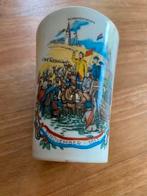 Beker Scheveningen 150 jaar Nederland onafhankelijkheid, Ophalen of Verzenden, Zo goed als nieuw, Overige materialen, Kop en/of schotel
