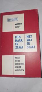 Martinus Nijhoff - Lees Maar, Er Staat Niet Wat Er Staat, Ophalen of Verzenden, Gelezen, Martinus Nijhoff, Eén auteur
