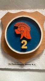 KNIL/KL 2e Parkcompagnie Genie, Ophalen of Verzenden, Landmacht, Nederland, Embleem of Badge