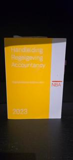 Handleiding Regelgeving Accountancy NBA 2023, Boeken, NBA, Zo goed als nieuw, Beta, HBO