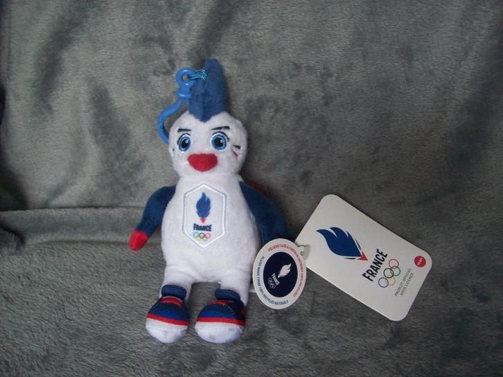 Pluche haan sleutelhanger Frans Olympisch team 2024 Parijs, Verzamelen, Sleutelhangers, Nieuw, Sport, Ophalen of Verzenden