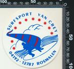 Sticker: Surfsport Van Crey - Rosmalen, Sport, Ophalen of Verzenden, Zo goed als nieuw