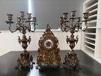 Antieke bronzen klok stel, Ophalen