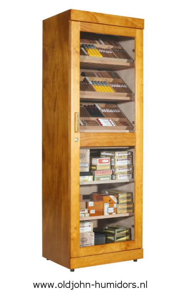ADORINI ROMA MAHONIE HUMIDOR KAST KABINET 6000 SIGAREN h191, Verzamelen, Rookartikelen, Aanstekers en Luciferdoosjes, Nieuw, Tabaksdoos of Verpakking