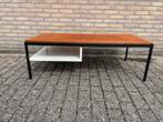 Vintage midcentury Cees Braakman voor Pastoe teak salontafel, Huis en Inrichting, Gebruikt, 100 tot 150 cm, Vintage, Metaal