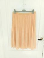 plisse rok Opus maat 42 abrikoos kleurig, Kleding | Dames, Rokken, Maat 42/44 (L), Ophalen of Verzenden, Zo goed als nieuw, Knielengte