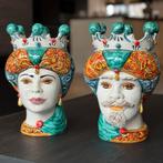 Originele set Teste di Moro (man + vrouw), Huis en Inrichting, Ophalen of Verzenden, Zo goed als nieuw