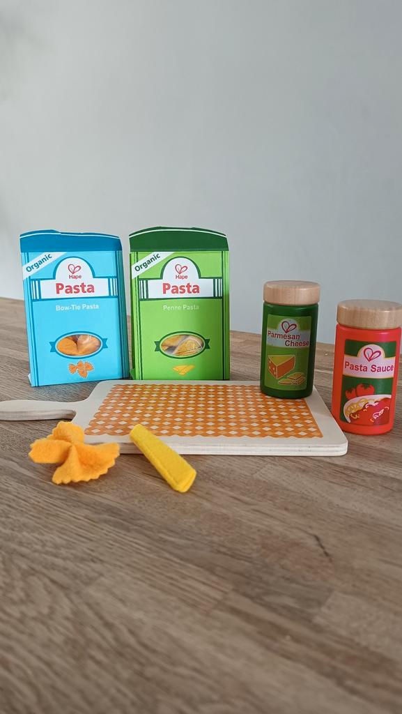 Italiaanse Speelgoedkeuken Set Hape, Kinderen en Baby's, Speelgoed | Overig, Zo goed als nieuw, Jongen of Meisje, Ophalen of Verzenden