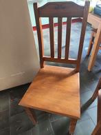 4 houten stoelen, Ophalen