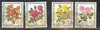 Bloemen 7 Zwitserland 1112-1115, Ophalen of Verzenden, Gestempeld, Dier of Natuur