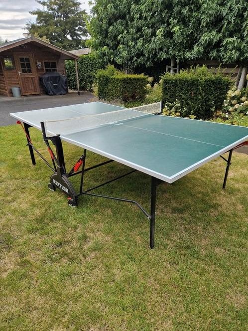 Kettler Tafeltennistafel - Outdoor, Sport en Fitness, Tafeltennis, Gebruikt, Tafel Outdoor, Inklapbaar, Verrijdbaar, Wedstrijdformaat