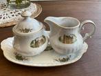 Prachtig bavaria porselein suiker, melk stelletje op plateau, Antiek en Kunst, Antiek | Servies compleet, Ophalen of Verzenden