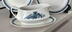 Vintage schenk kan Royal sphinx blauw wit gebloemd porselein, Ophalen of Verzenden