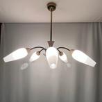Space age Atomic age spoetnik 5-armige spider hanglamp, Huis en Inrichting, Ophalen, Gebruikt, Glas, Atomic age
