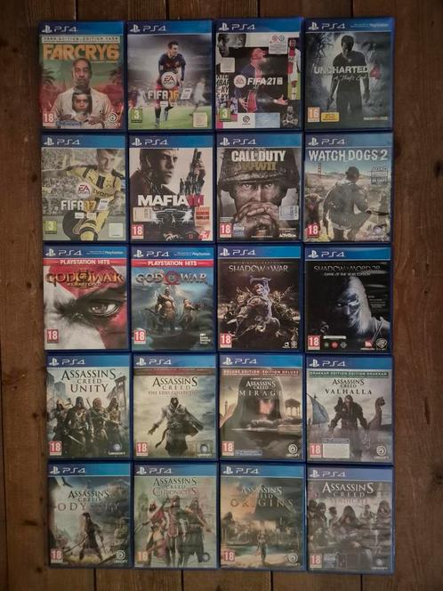Playstation 4 Collection (20x), Spelcomputers en Games, Games | Sony PlayStation 4, Zo goed als nieuw, Ophalen of Verzenden