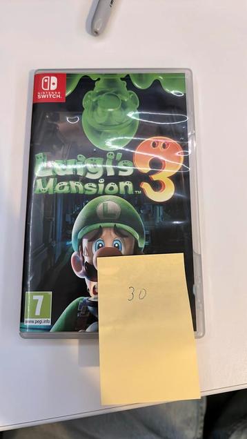 switch spellen: wonder en luigis mansion 3 beschikbaar voor biedingen